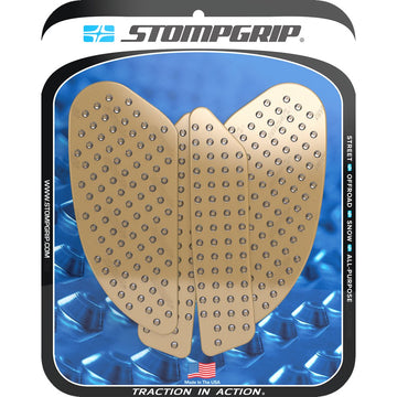 STOMPGRIP Traction Pad Tank Grips - Volcano - Clear - KLX 230/S/SM 55-10-0202C