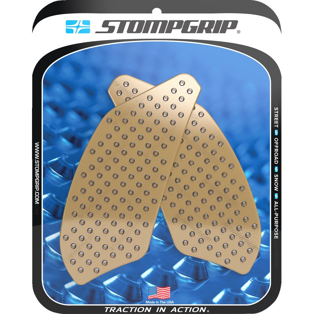 STOMPGRIP Traction Pad Tank Grips - Volcano - Clear - G 310 R 55-10-0200C