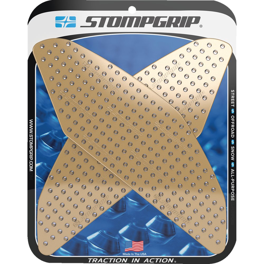 STOMPGRIP Traction Pad Tank Grips - Volcano - Clear - GSX-S 1000/GT 55-10-0188C
