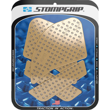 STOMPGRIP Traction Pad Tank Grips - Volcano - Clear - Ninja 1000 SX 55-10-0178C