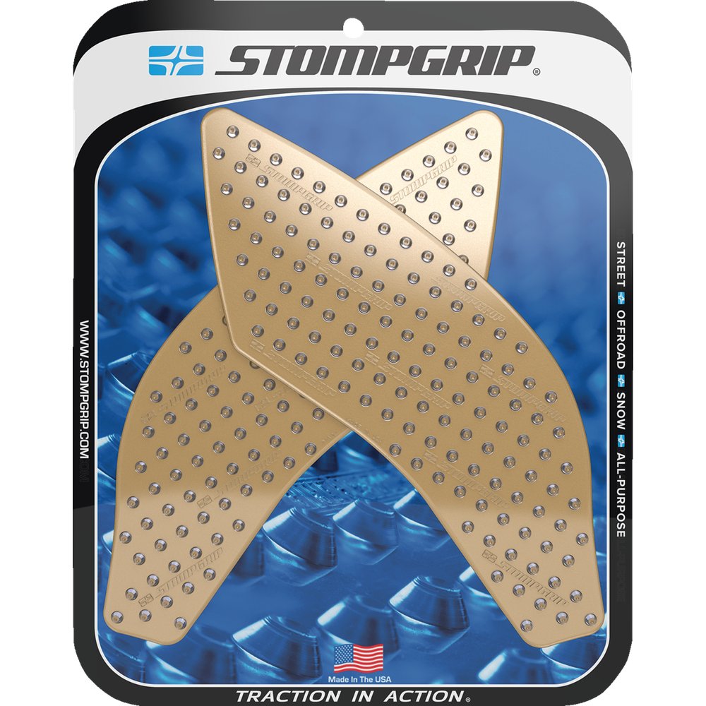 STOMPGRIP Traction Pad Tank Grips - Volcano - Clear - Honda 55-10-0161C