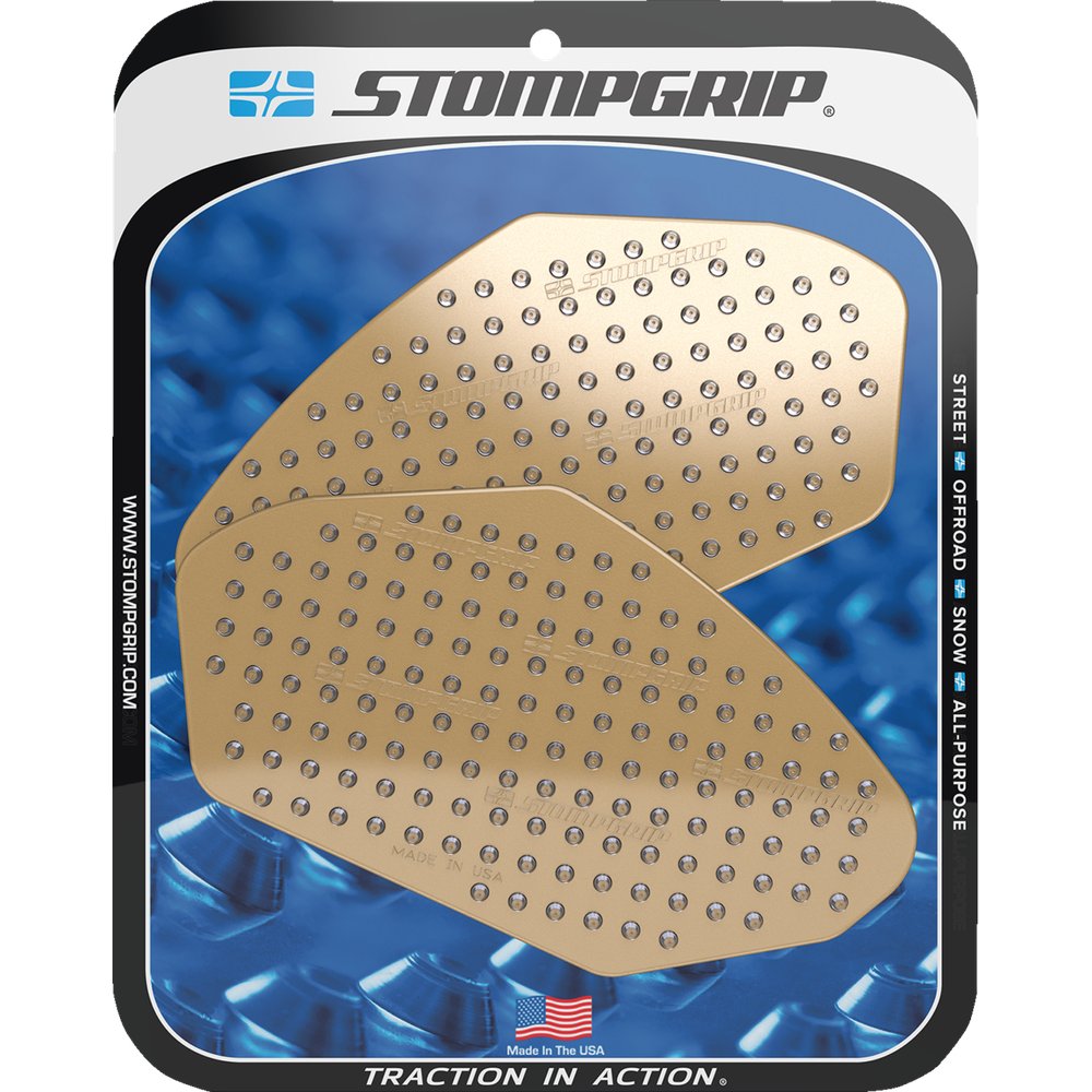 STOMPGRIP Traction Pad Tank Grips - Volcano - Clear - Ninja 650 | Z 400/650 55-10-0140C