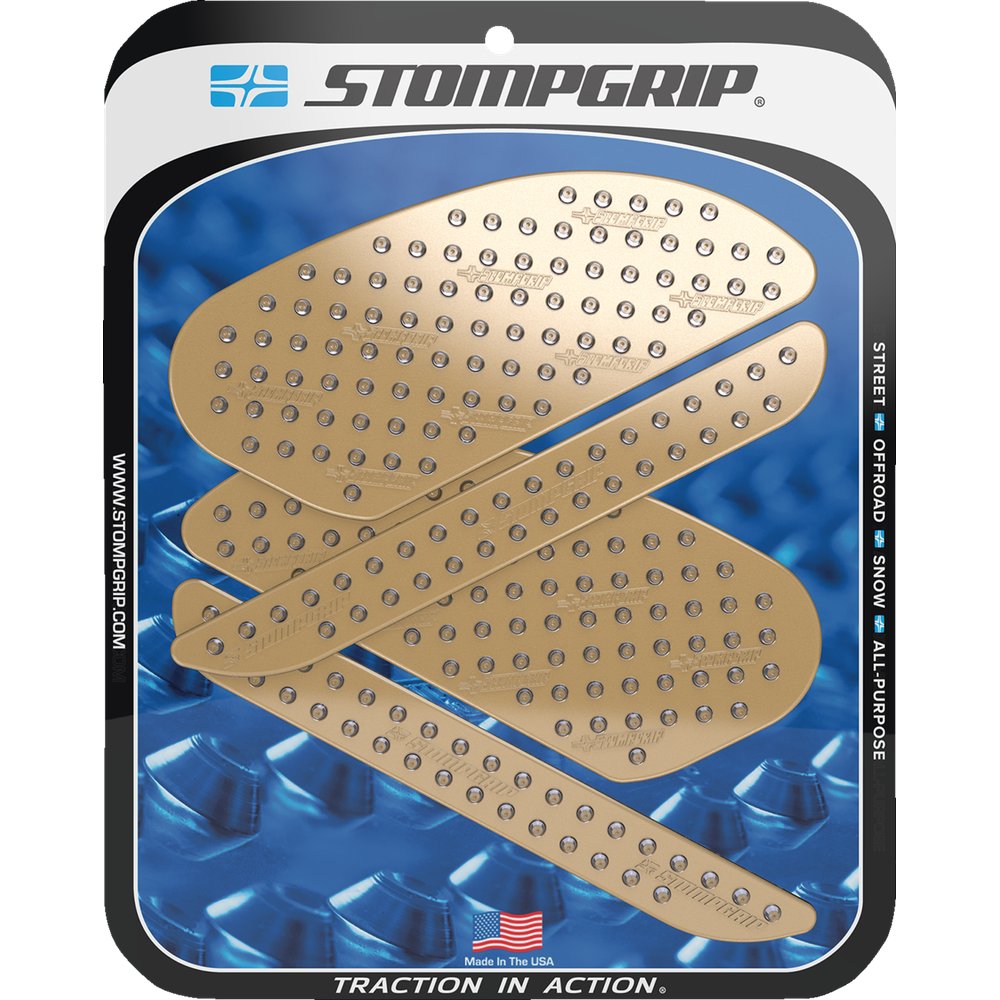STOMPGRIP Traction Pad Tank Grips - Volcano - Clear - Ninja H2 55-10-0108C