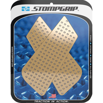 STOMPGRIP Traction Pad Tank Grips - Volcano - Clear - Aprilia | Honda | Suzuki 50-10-0004C