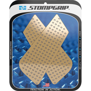 STOMPGRIP Traction Pad Tank Grips - Super Volcano - Clear - Aprilia | Honda | Suzuki 50-10-0004