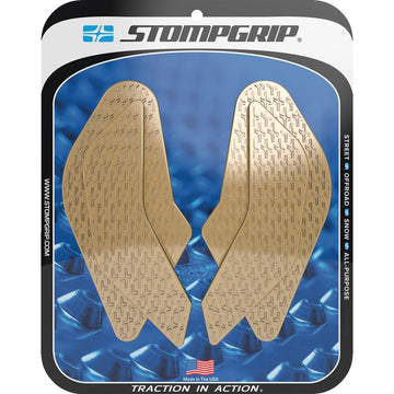 STOMPGRIP Traction Pad Tank Grips - Icon - Clear - GSX-8R/S 55-14-0210C