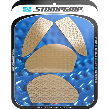STOMPGRIP Traction Pad Tank Grips - Icon - Clear - MT-03 55-14-0205C