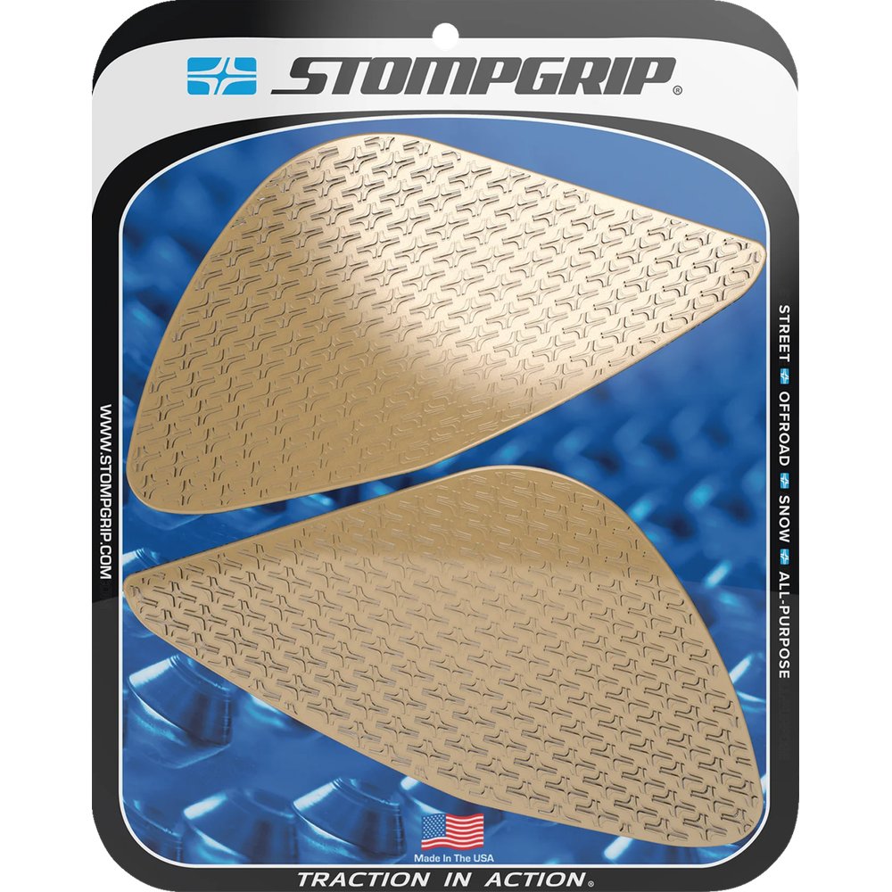 STOMPGRIP Traction Pad Tank Grips - Icon - Clear - Speed Triple 1200RR/RS 55-14-0183-1C