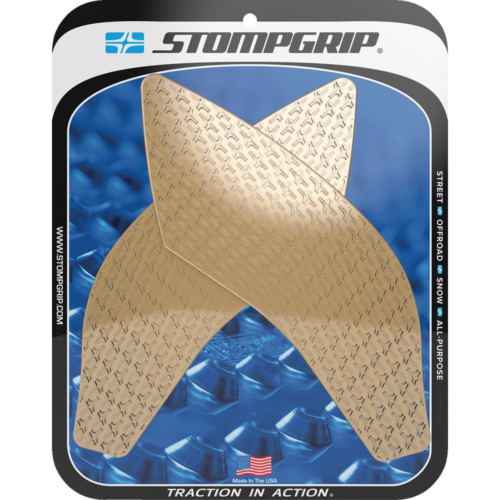STOMPGRIP Traction Pad Tank Grips - Icon - Clear - Honda 55-14-0161C