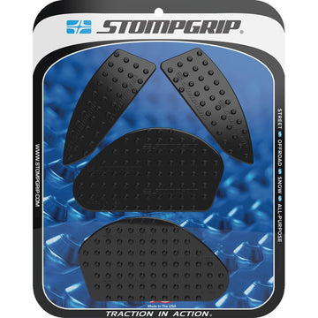 STOMPGRIP Traction Pad Tank Grips - Volcano - Black - MT-03 55-10-0205B