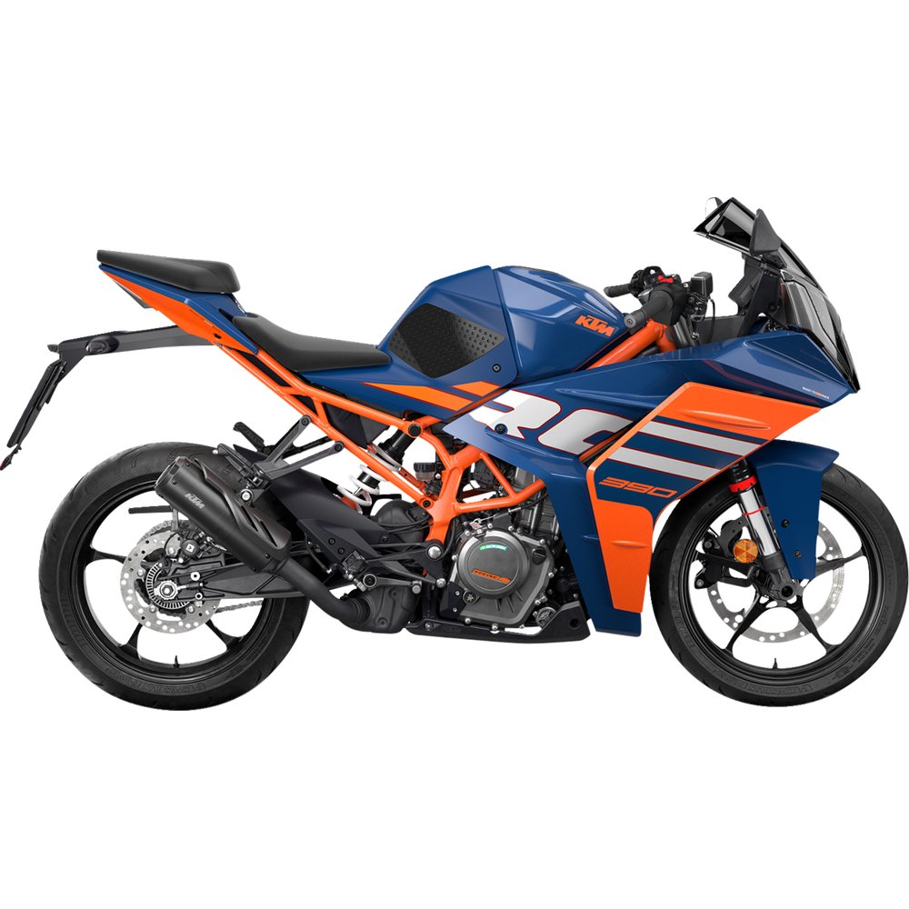 STOMPGRIP Traction Pad Tank Grips - Volcano - Black - RC 390 55-10-0199-1B