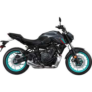 STOMPGRIP Traction Pad Tank Grips - Volcano - Black - MT-07 55-10-0195B