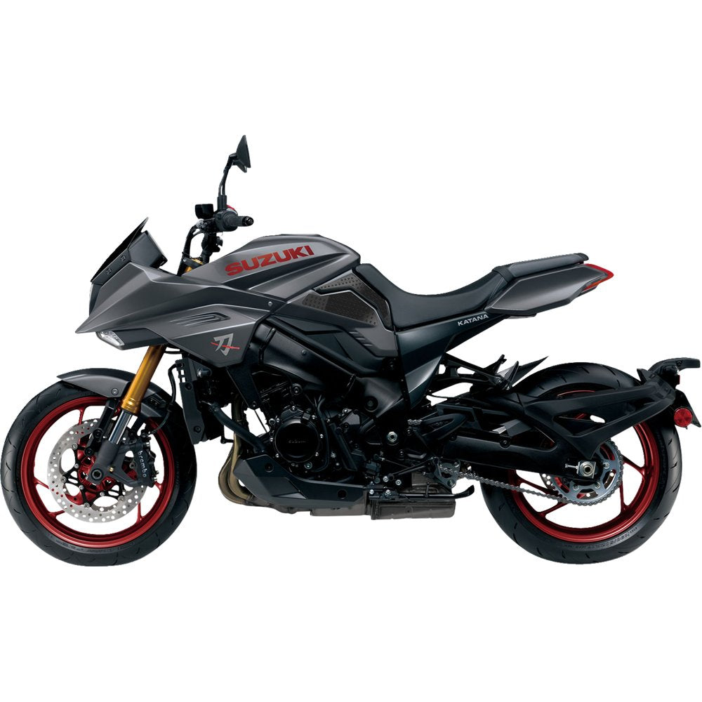 STOMPGRIP Traction Pad Tank Grips - Volcano - Black - Katana 55-10-0187B