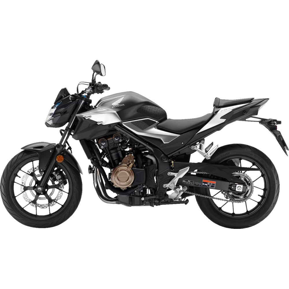 STOMPGRIP Traction Pad Tank Grips - Volcano - Black - CBR500R/F 55-10-0167B