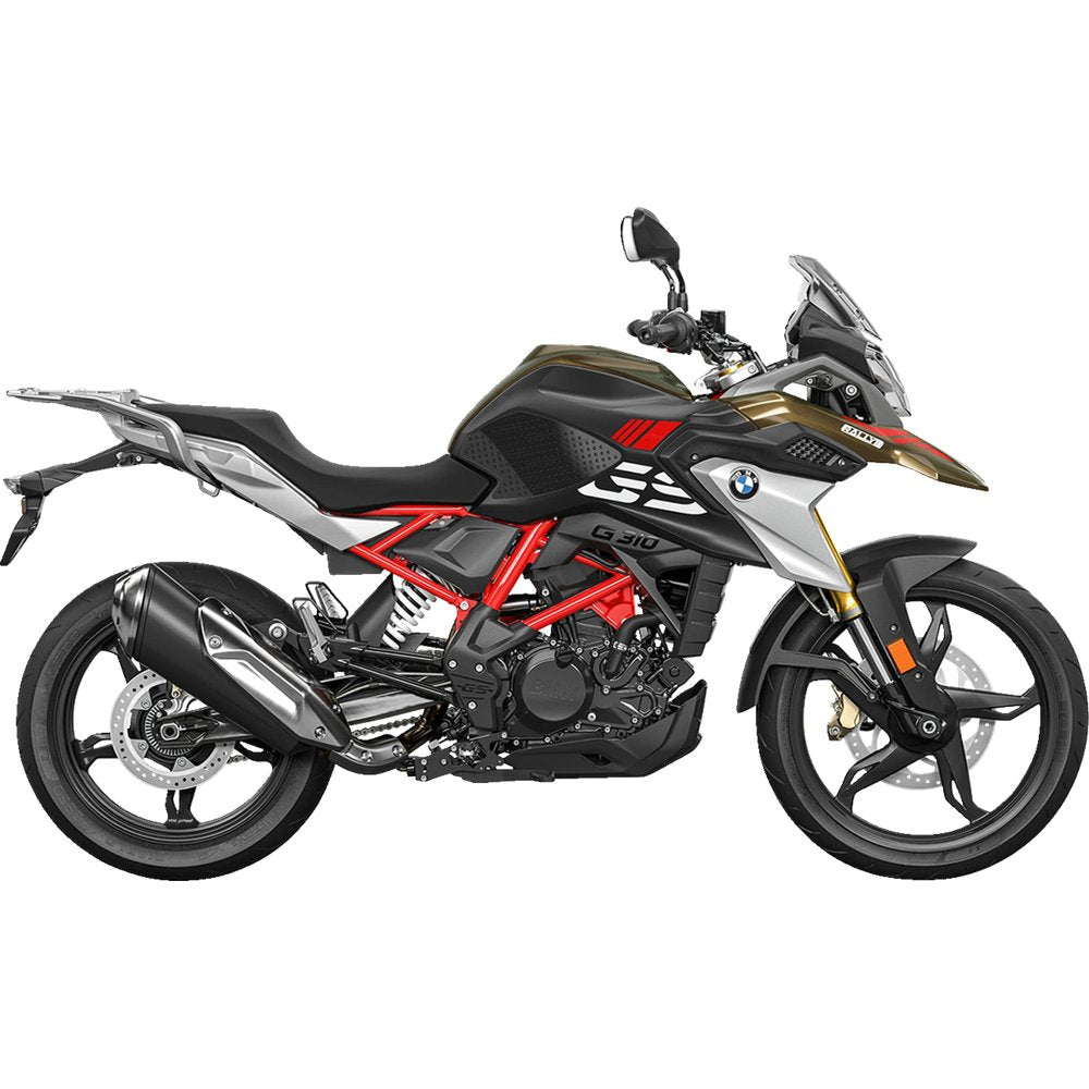 STOMPGRIP Traction Pad Tank Grips - Volcano - Black - G 310 GS 55-10-0155B