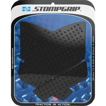 STOMPGRIP Traction Pad Tank Grips - Volcano - Black - GSX-R 1000 55-10-0143B