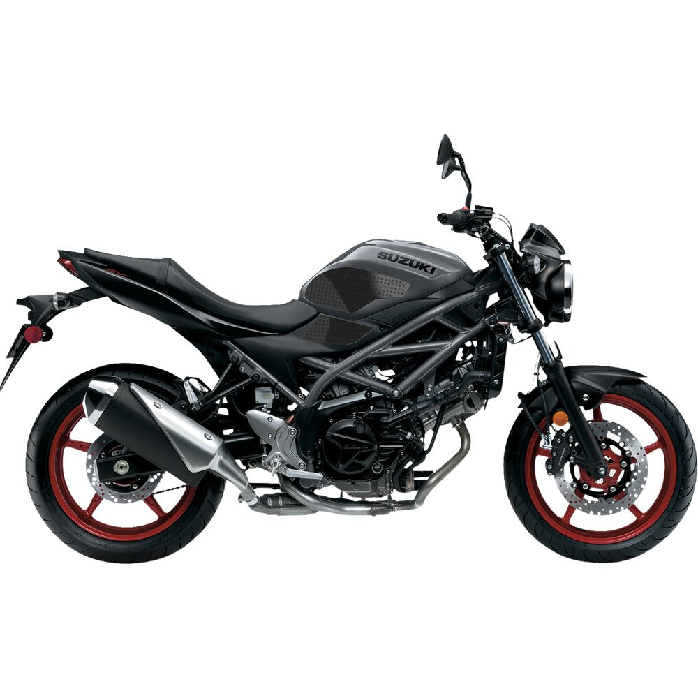 STOMPGRIP Traction Pad Tank Grips - Volcano - Black - SV 650 55-10-0136B