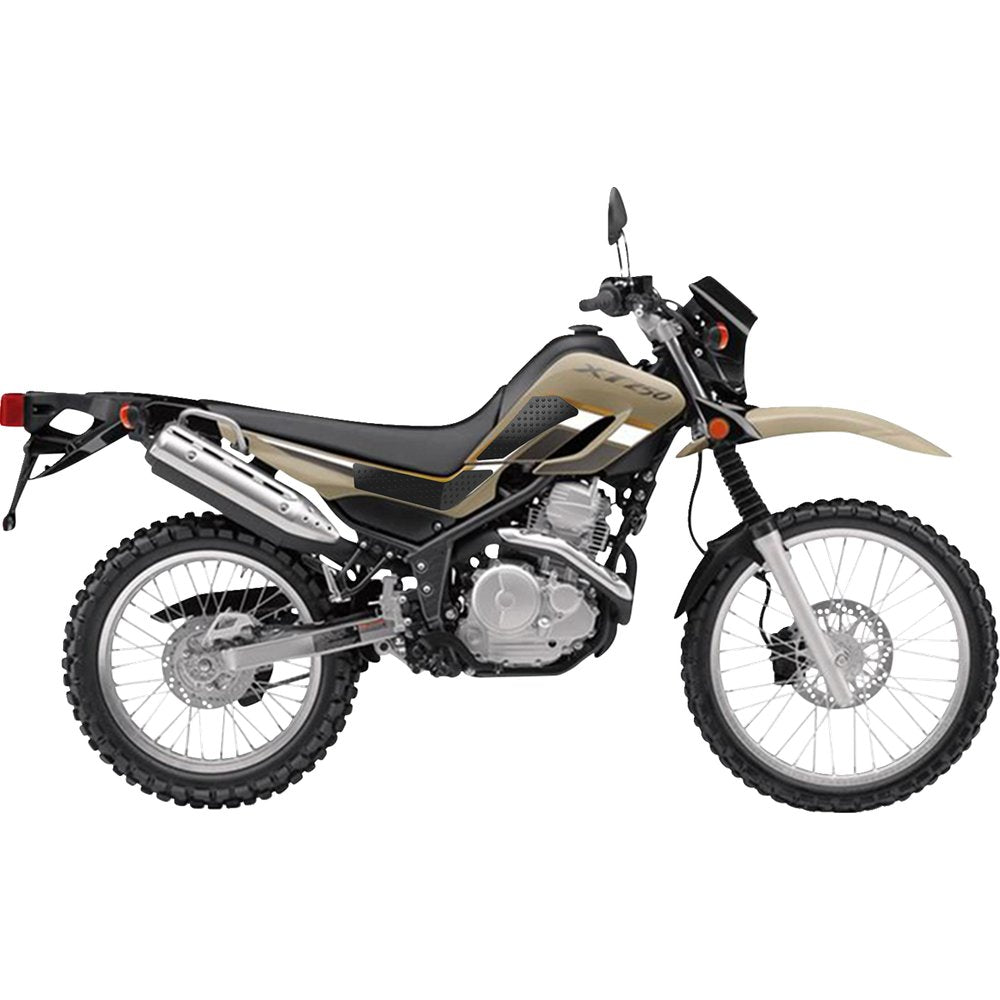 STOMPGRIP Traction Pad Tank Grips - Volcano - Black - XT 250 55-10-0126B