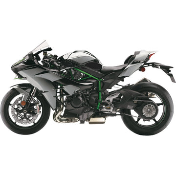 STOMPGRIP Traction Pad Tank Grips - Volcano - Black - Ninja H2 55-10-0108B