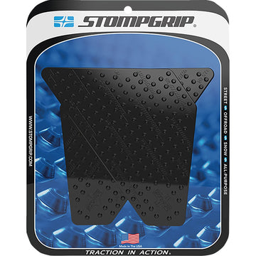 STOMPGRIP Traction Pad Tank Grips - Volcano - Black - KLR 650 55-10-0060-6B