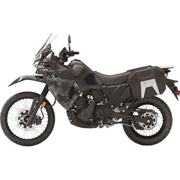 STOMPGRIP Traction Pad Tank Grips - Volcano - Black - KLR 650 55-10-0060-6B