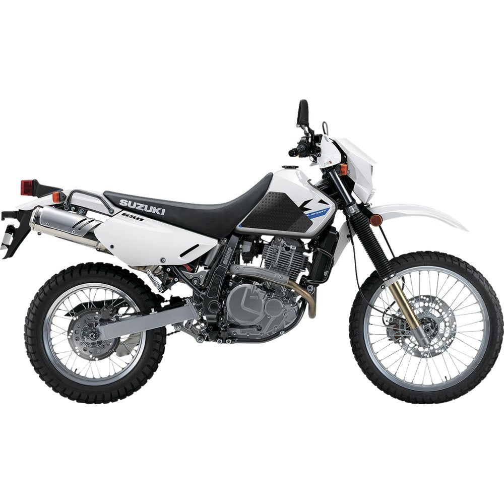 STOMPGRIP Traction Pad Tank Grips - Volcano - Black - DR 650 S 55-10-0060-4B