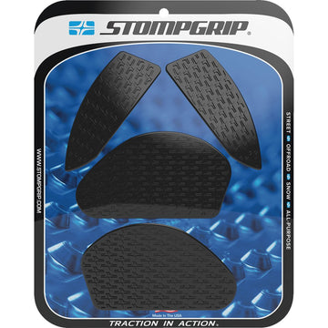STOMPGRIP Traction Pad Tank Grips - Icon - Black - MT-03 55-14-0205B