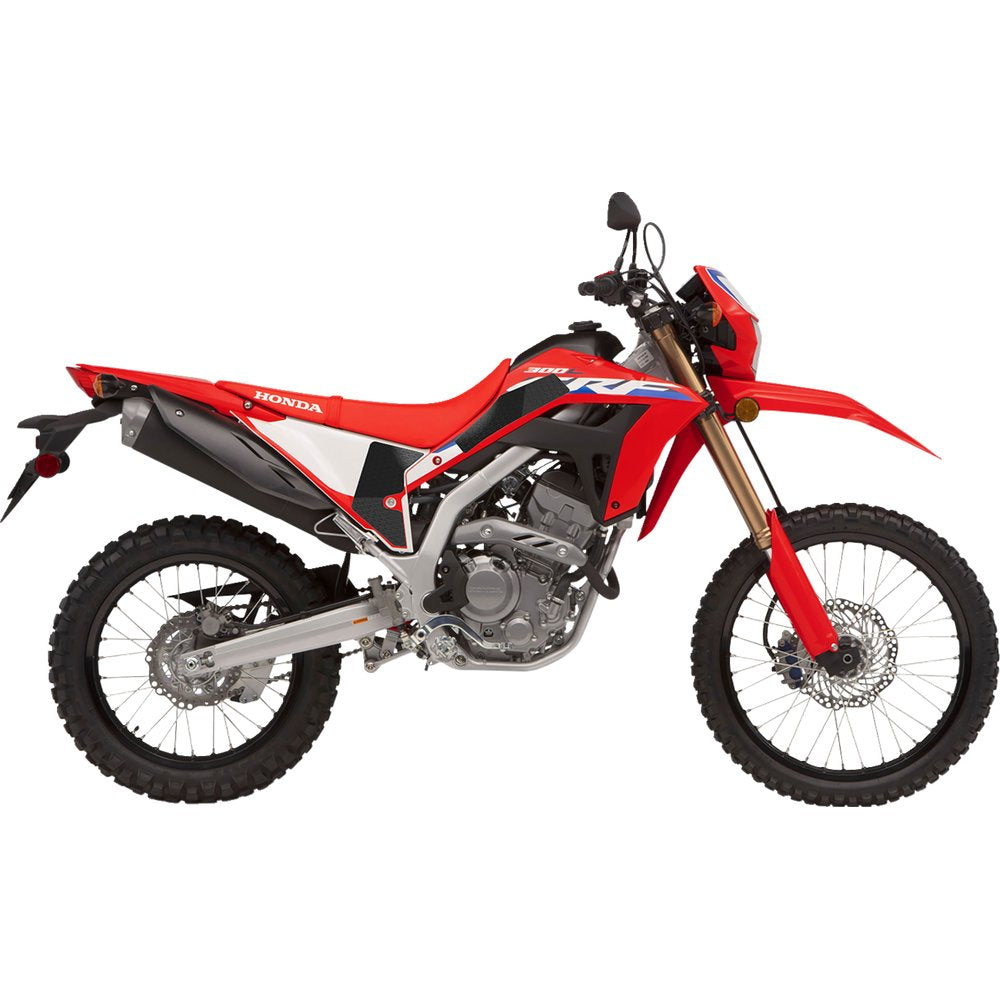 STOMPGRIP Traction Pad Tank Grips - Icon - Black - CRF300L/Rally 55-14-0190B