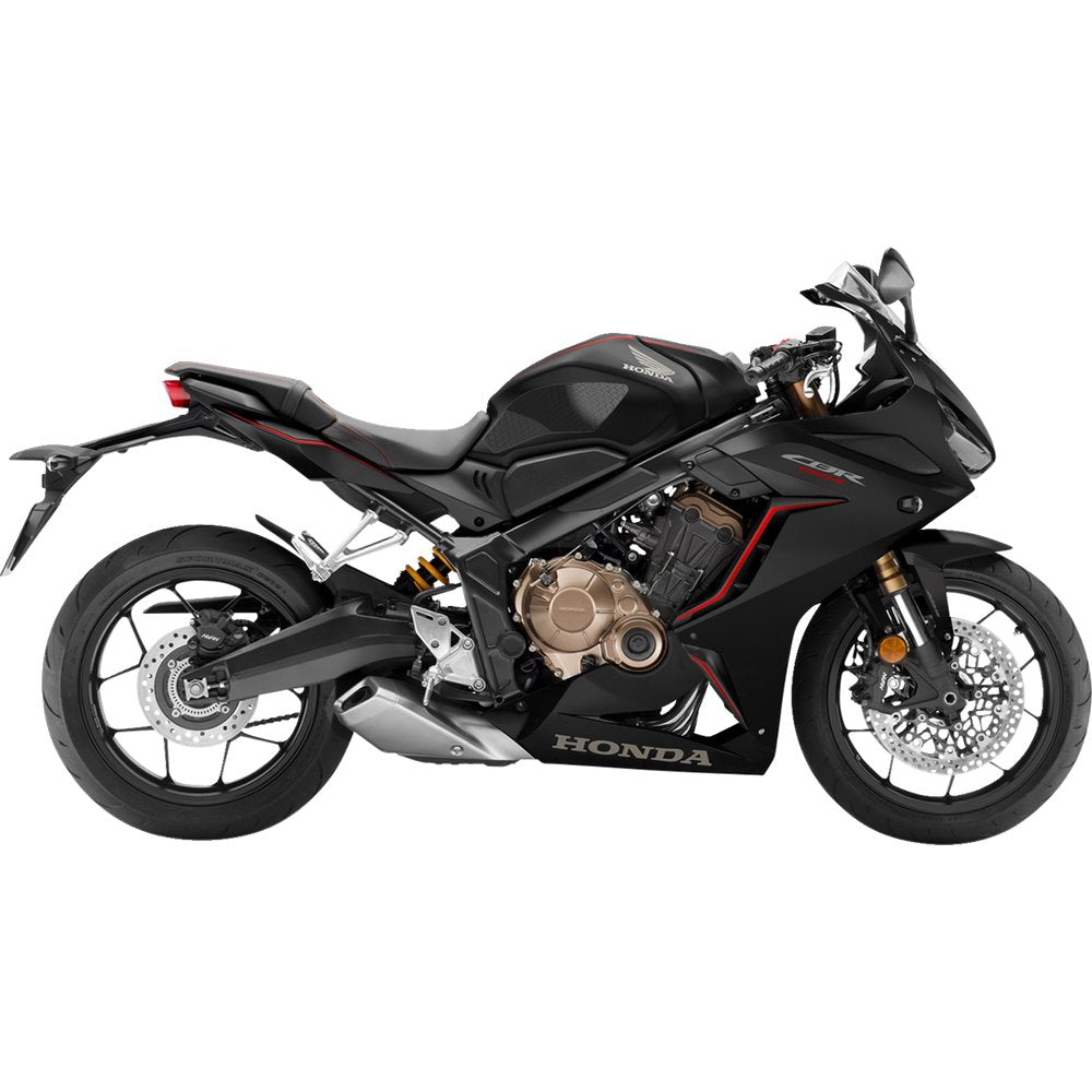 STOMPGRIP Traction Pad Tank Grips - Icon - Black - Honda 55-14-0161B