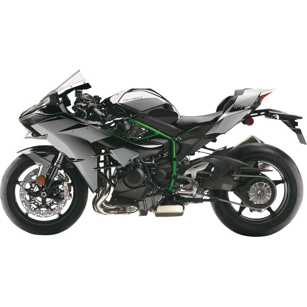 STOMPGRIP Traction Pad Tank Grips - Icon - Black - Ninja H2 55-14-0108B