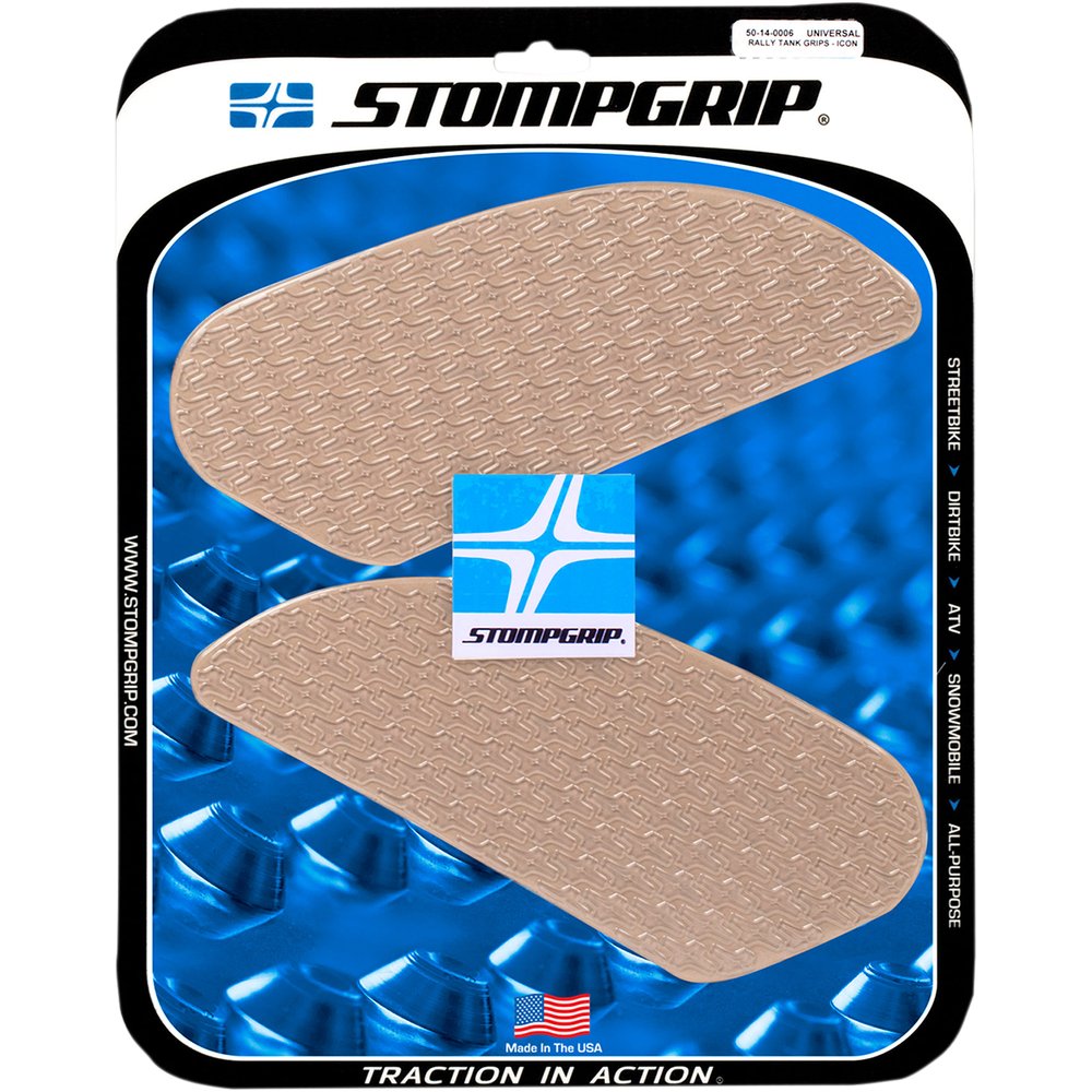 STOMPGRIP Traction Kit - Rally Tank Grips - Clear 50-14-0006C