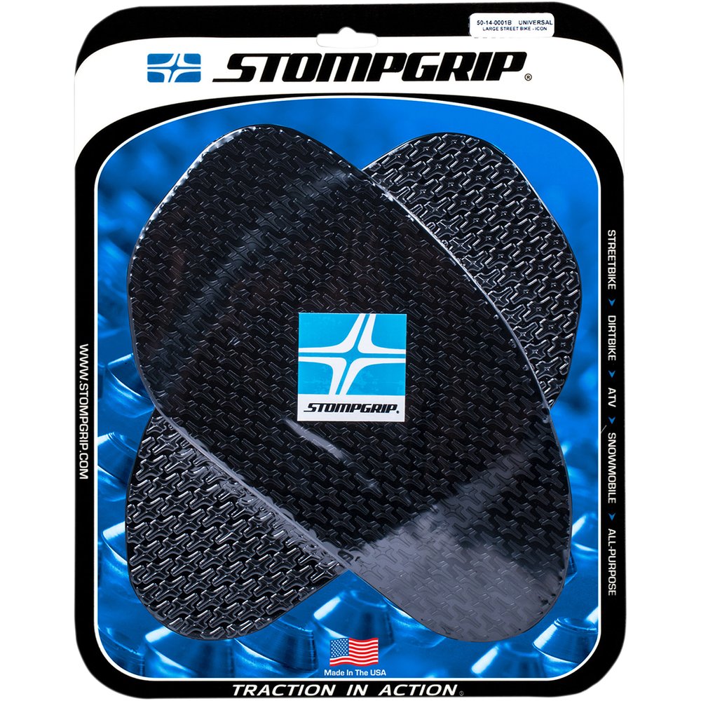 STOMPGRIP Traction Kit - Large Street Bike - Black 50-14-0001B