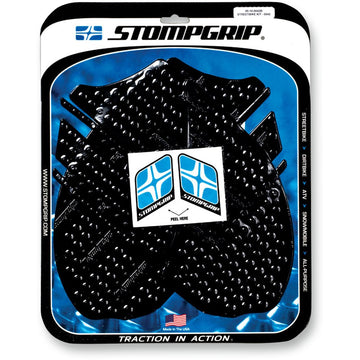 STOMPGRIP Traction Pad Tank Grips - Black - Ninja ZX-14R/SE 55-10-0042B