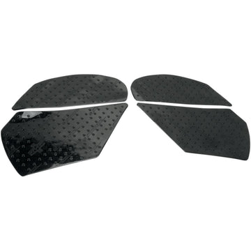 STOMPGRIP Traction Pad Tank Grips - Volcano - Black - Ninja ZX-10R 55-10-0040B