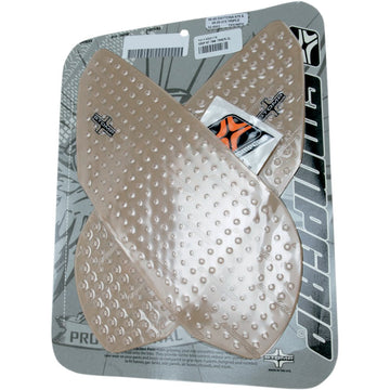 STOMPGRIP Traction Pad Tank Grips - Volcano - Clear - Daytona/Street Triple 675 55-10-0077C
