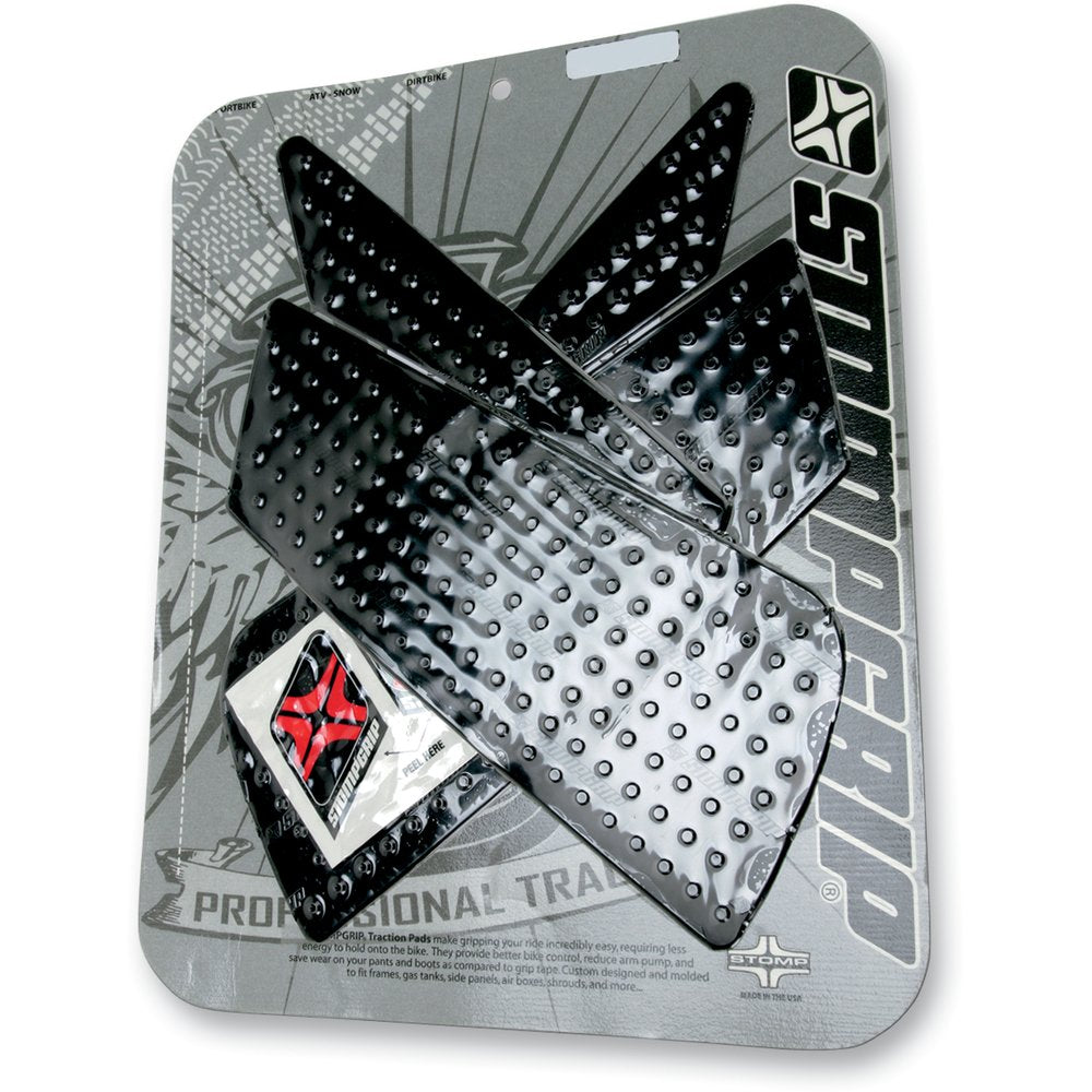 STOMPGRIP Traction Pad Tank Grips - Volcano - Black - Ducati 55-10-0065B