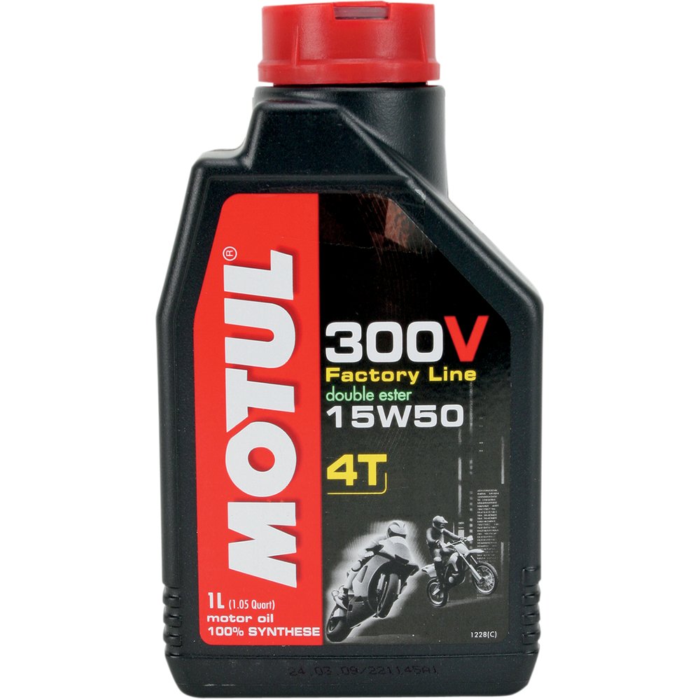 MOTUL 300V Synthetic Ester Oil - 15W-50 - 1L 104125