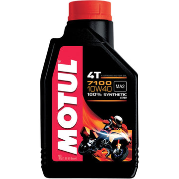 MOTUL 7100 4T Synthetic Oil - 10W-40 - 1L 104091