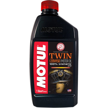 MOTUL V-Twin Synthetic Oil - 20W-50 - 1 U.S. quart 108061