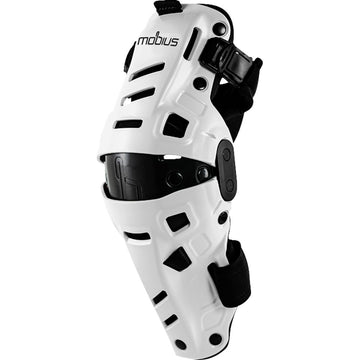 MOBIUS X8H Hybrid Knee Support - White/Black - L/XL 1020112
