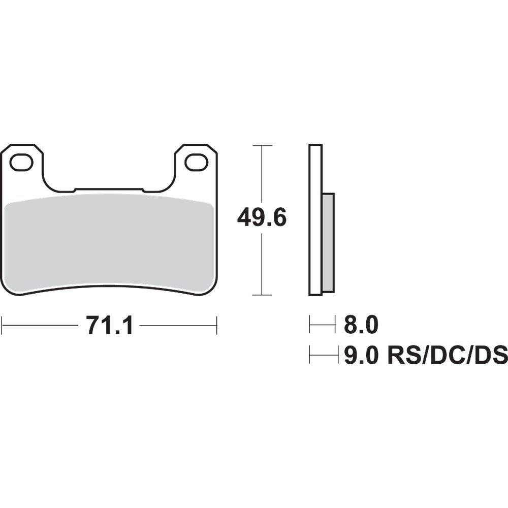 SBS HS Brake Pads - Kawasaki/Suzuki - 806HS 806HS