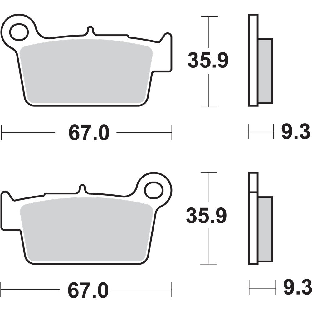 SBS Off-Road Sintered Brake Pads 790SI