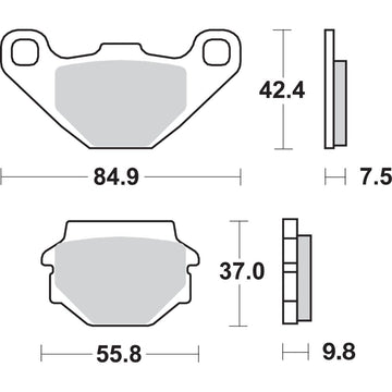 SBS Off-Road Sintered Brake Pads 546SI