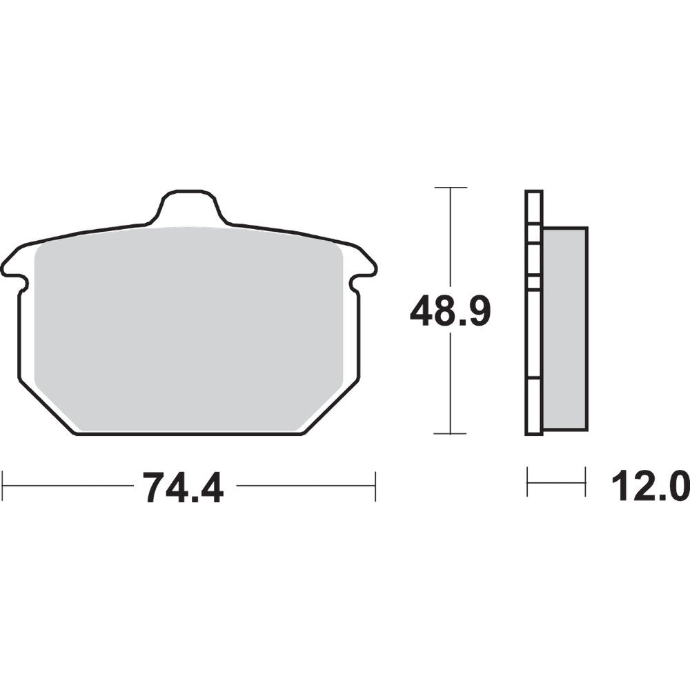 SBS Ceramic Brake Pads 549H.HF