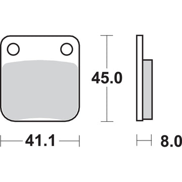 SBS Off-Road Sintered Brake Pads 536SI
