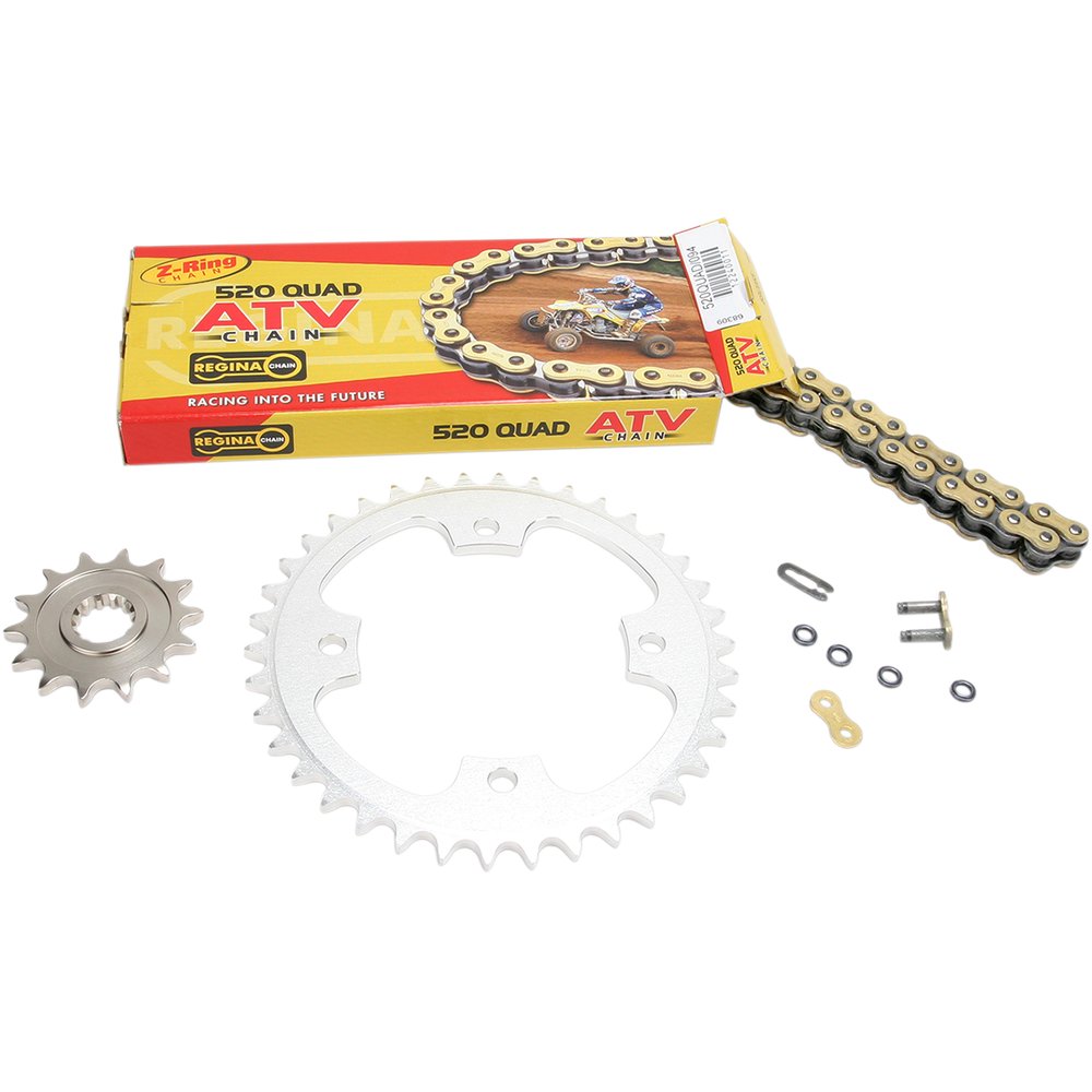 REGINA Chain and Sprocket Kit - Kawasaki - KFX 450R - '08-'14 135QUAD/094KKA019