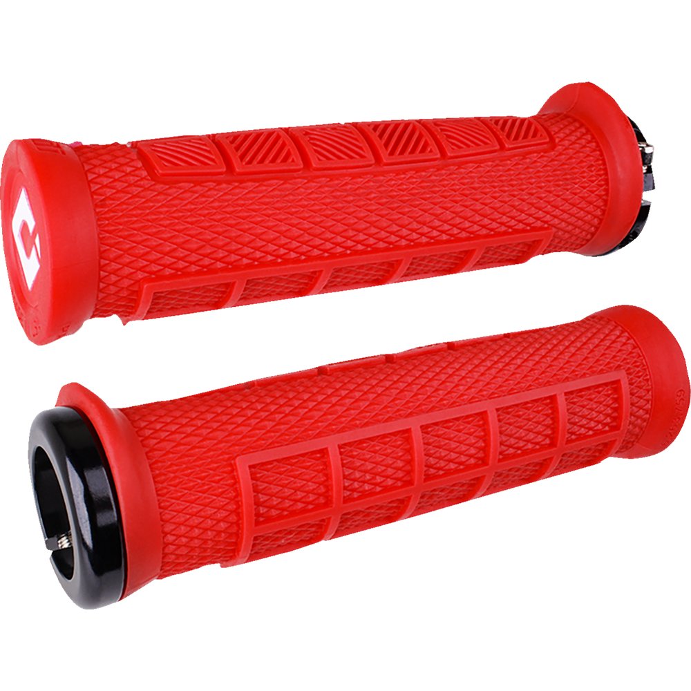 ODI Elite Pro v2.1 Grips - Lock-On - 130 mm - Red D33EPBR-B