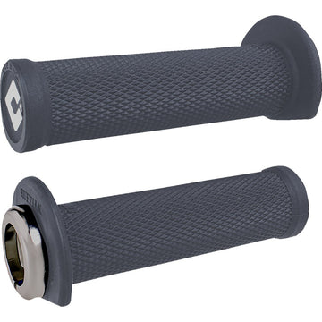 ODI Ruffian 2.1 Lock-On Grips - ATV/PWC - Graphite/Silver J33RFH-S