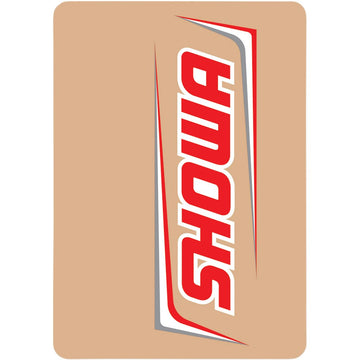 D'COR VISUALS Upper Fork Decal - Showa - Red/White 40-80-115