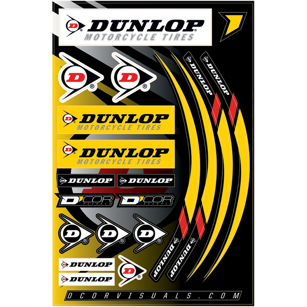 D'COR VISUALS Decal Sheet - Dunlop 40-90-117